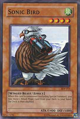 Otaku Gallery  / Anime e Manga / Yu-Gi-Oh / Carte / Deck Pegasus ingl / Sonic_Bird.jpg